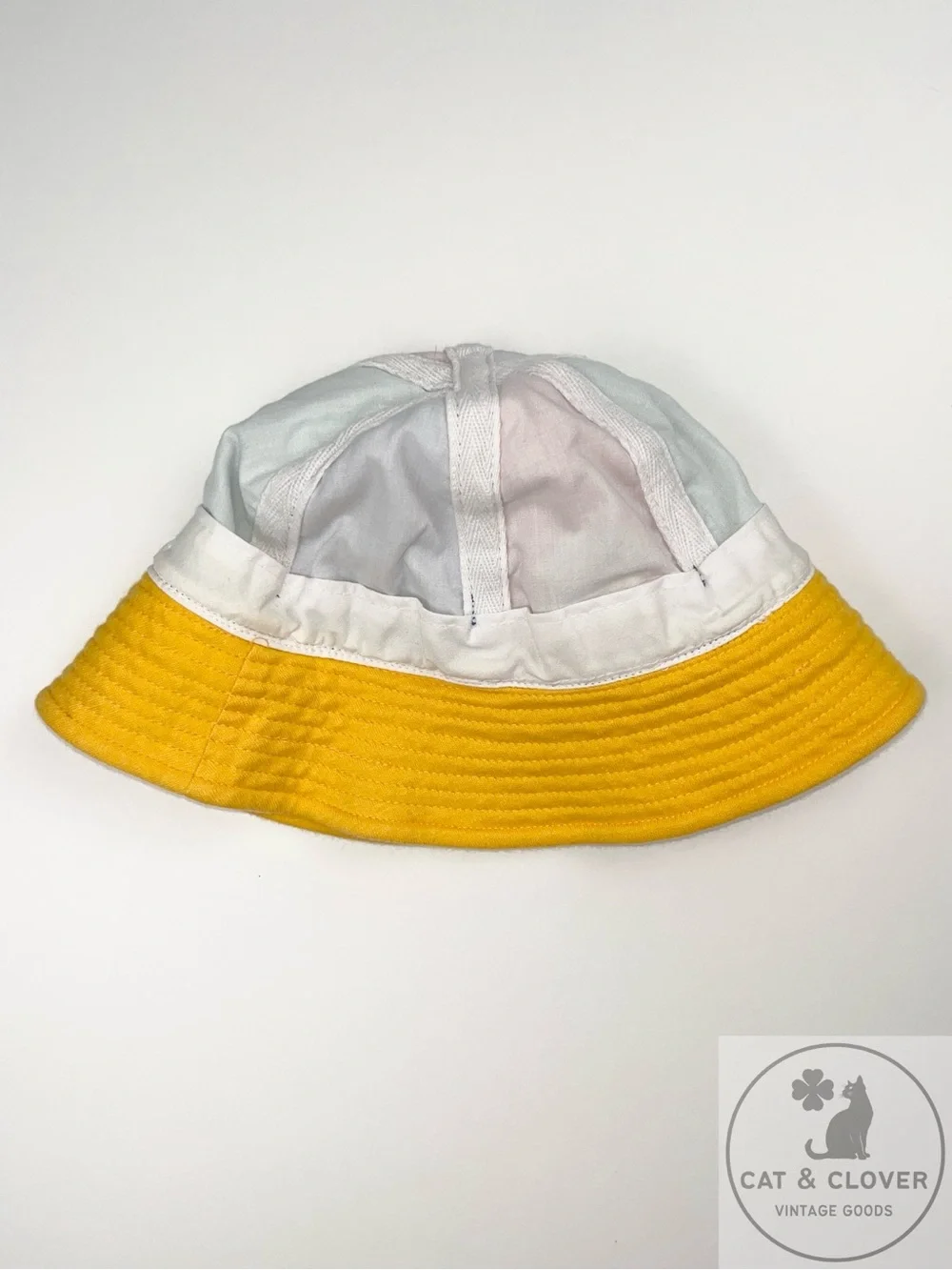 Gymboree 1995 Play Sports Rainbow Tag Color-Block Embroidered Bucket Hat XS